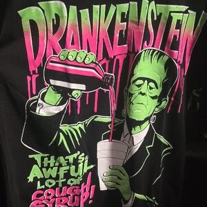 Drankenstein Black Graphic T-Shirt